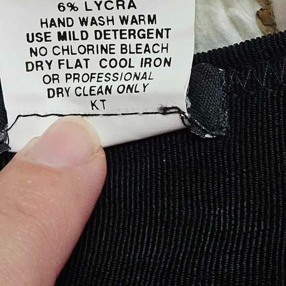 NWT (LYCRA) SOFTWARE by Mark Singer Black Pants Size XL - Picture 6 of 10